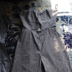 Forever 21 Pinstripe Jumpsuit