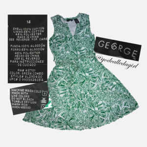 🎉4x HP🎉 George Linen Summer Dress