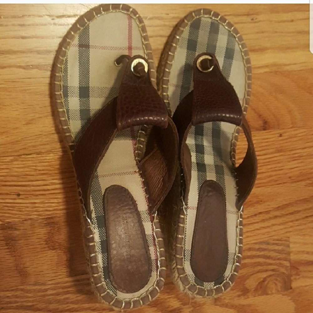 Authentic Burberry sandals