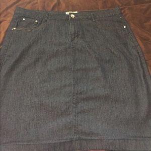 No Fuze jean skirt size 20