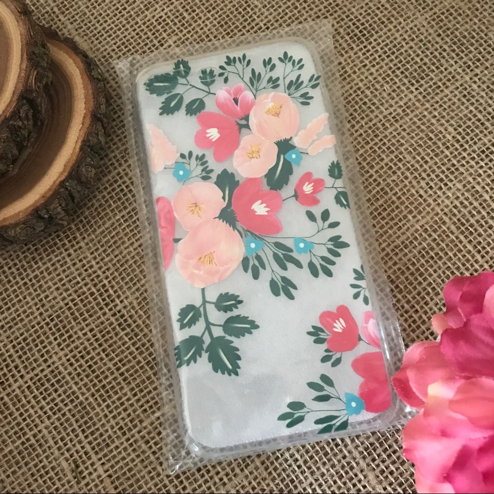 🌷Clear Orchid Soft iPhone 7 Plus Case🌷