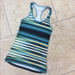 Striped Workout Tank   90 Degree by Reflex