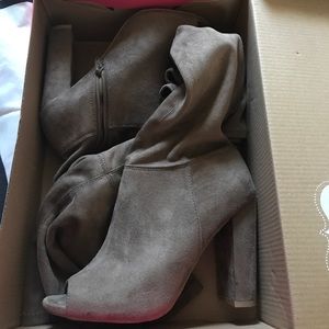 Over The Knee Suede Boots