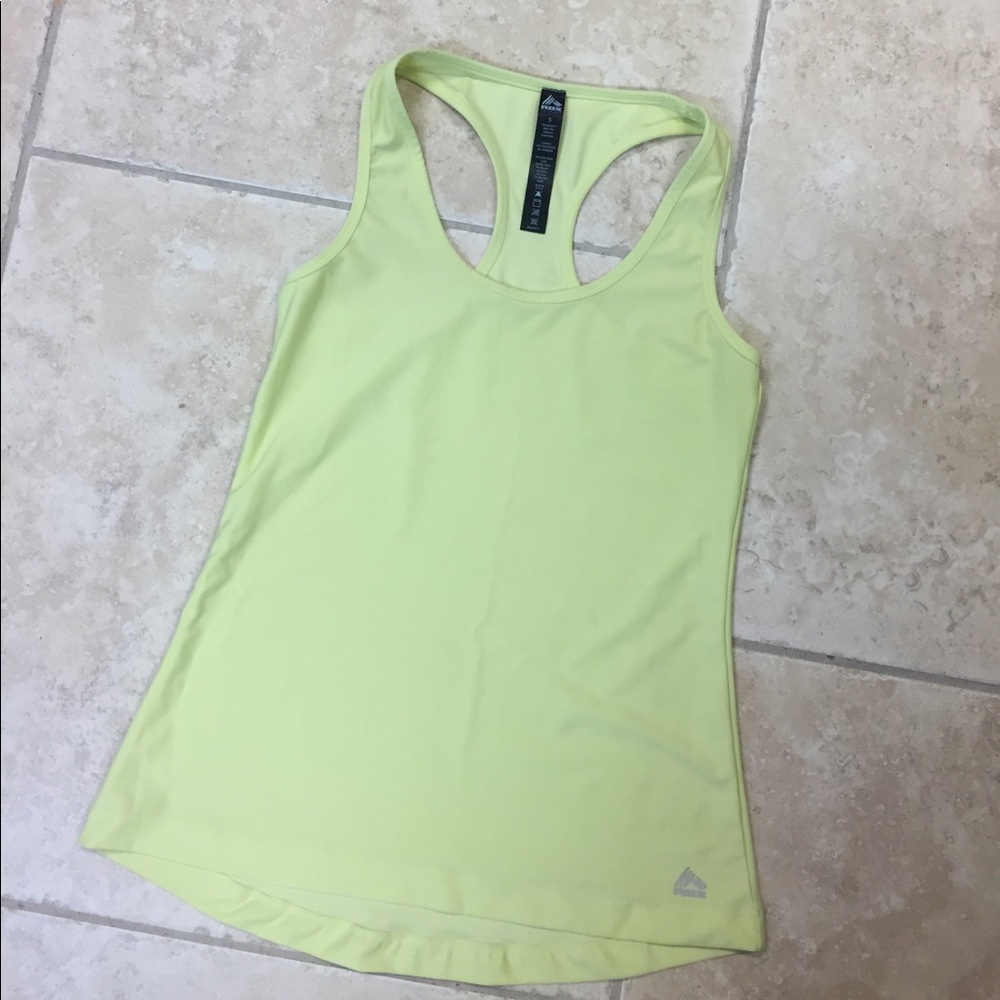 Lemon Colored Workout Tank