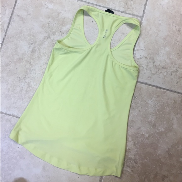 Lemon Colored Workout Tank - Picture 2 of 2