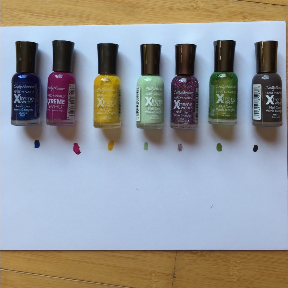 Sally Hansen Extreme Wear Nail Polish 9 total.