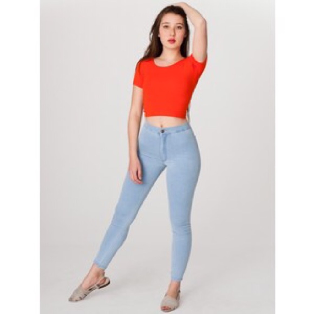 American apparel easy jeans size medium