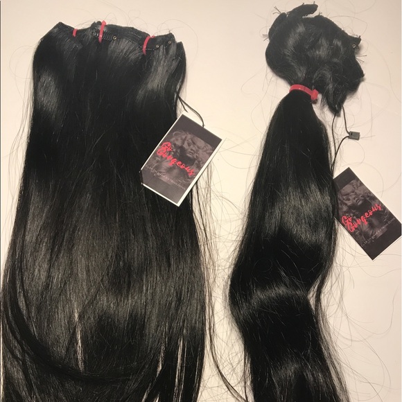 Virgin clip on Hair extensions 100 gram sets!