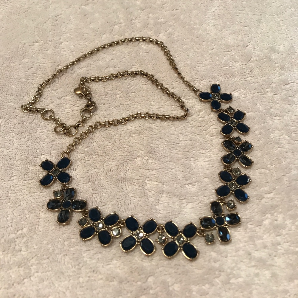 NWOT J. Crew Long Jeweled Necklace