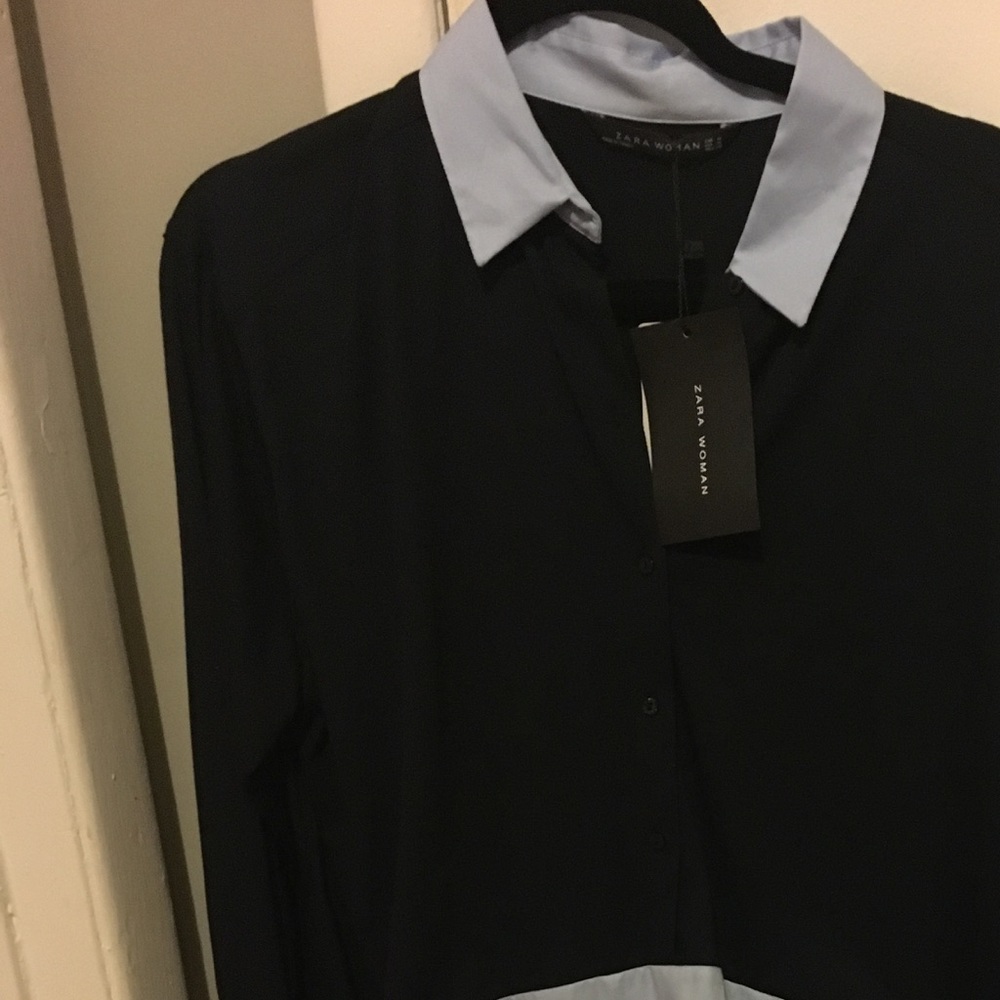Zara poplin dress