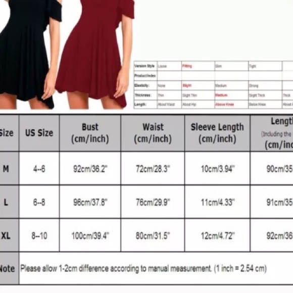 Off the shoulder skater dress - Picture 3 of 3