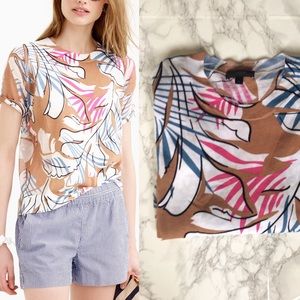 J.Crew Dessert Oasis Short Sleeve Sweater Large