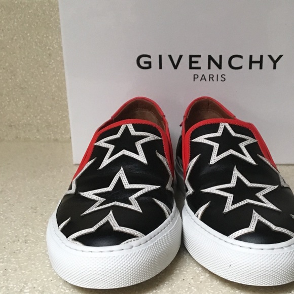 Givenchy Stitched Star Sneaker Black Size 37 - Picture 4 of 8