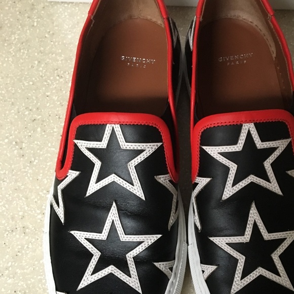 Givenchy Stitched Star Sneaker Black Size 37 - Picture 5 of 8