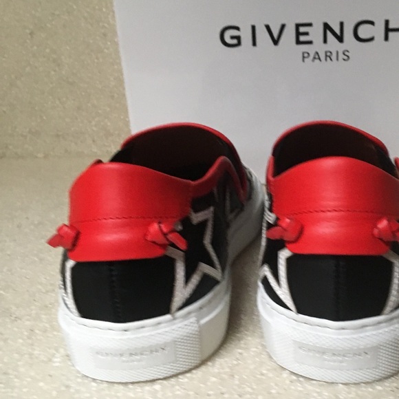 Givenchy Stitched Star Sneaker Black Size 37 - Picture 6 of 8