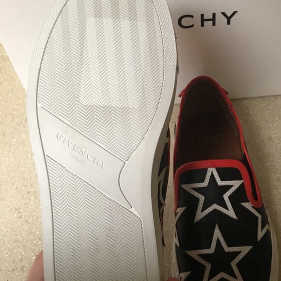 Givenchy Stitched Star Sneaker Black Size 37 - Picture 8 of 8