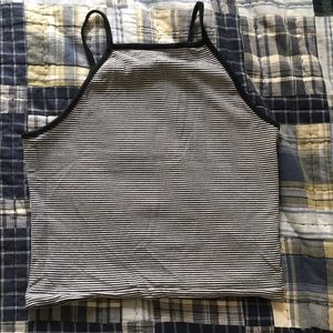 Striped halter top
