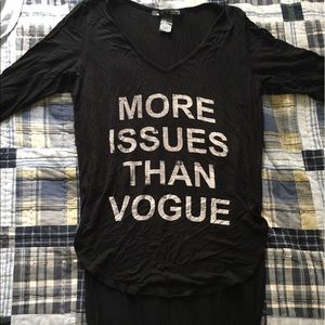 "More Issues Than Vogue" t shirt