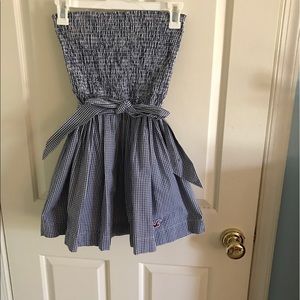 Hollister Co. strapless gingham dress