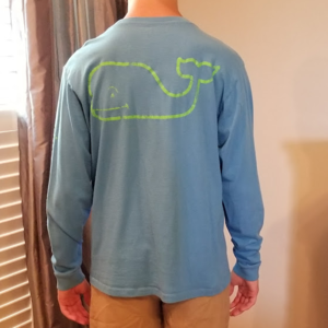 Vineyard Vines Mens Small Long sleeve blue tee