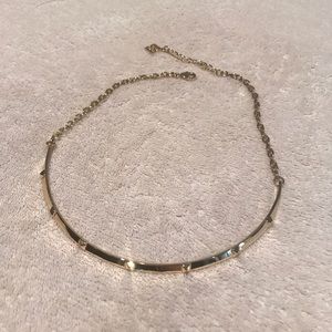 NWOT BCBG Gold Stud Necklace