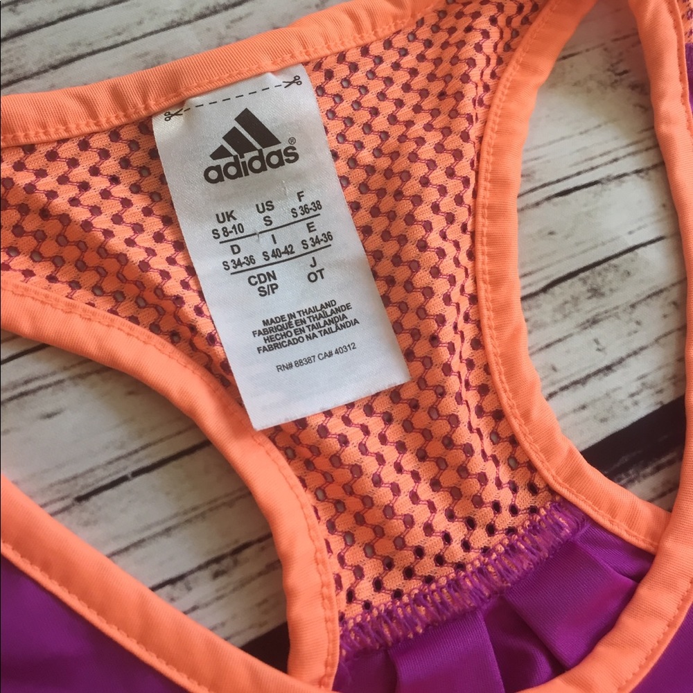 Adidas Racerback Tank Top Size Small - Picture 2 of 5