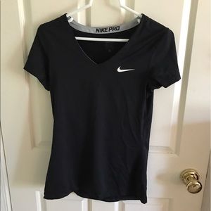 Nike Pro v-neck top