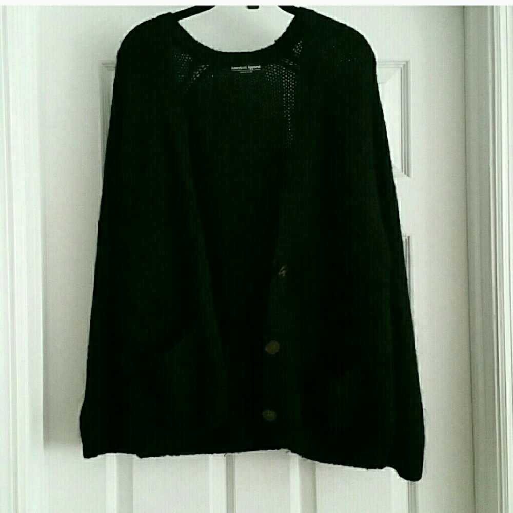 American Apparel Mohair Oversized Cardigan