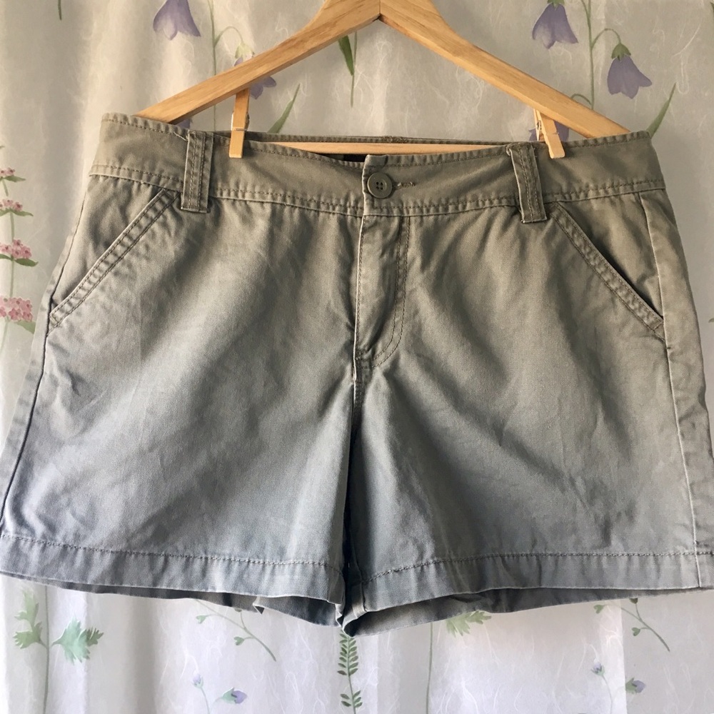 Calvin Klein shorts, olive/gray, size 12