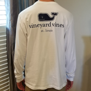 Vineyard Vines Mens Medium White long sleeve tee