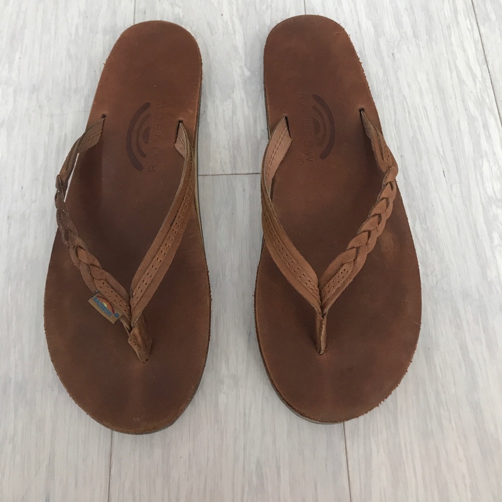 Rainbow size 8, worn once. Excellent condition.