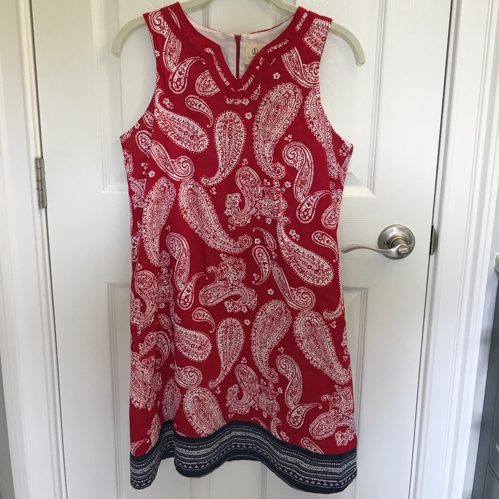 Lands' End Paisley Dress