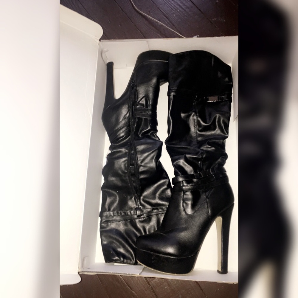 Knee length boots
