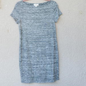 SALE Loft heathered knit like tshirt dress Sz xs/s