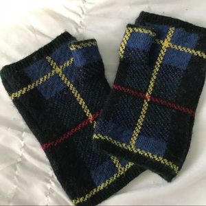 Portolano Cashmere Plaid Gloves