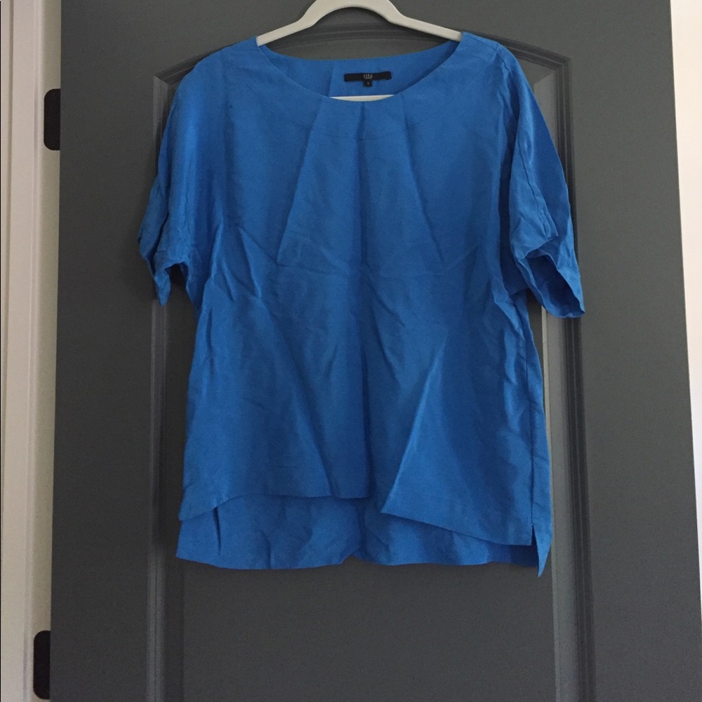 Tibi silk top