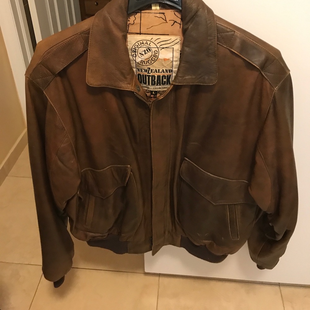 Men's leather jacket
