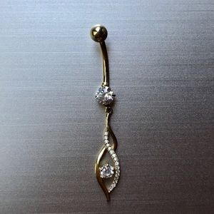 Piercing Pagoda 10K gold Belly Button Ring