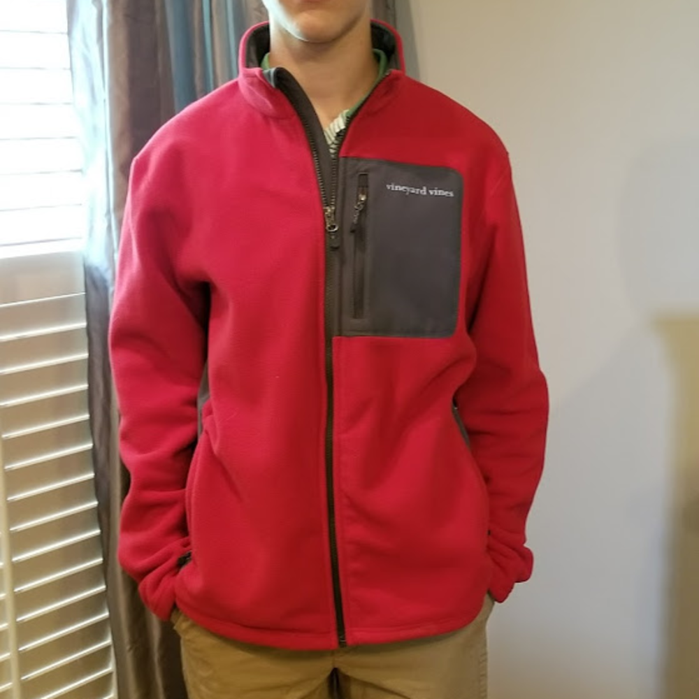Vineyard Vines Fleece Outerwear Jacket Mens Medium
