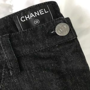 Chanel Black Denim Jeans