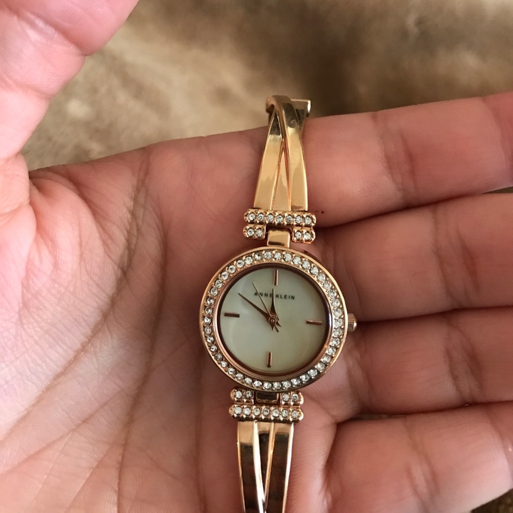 Anne Klein rose gold watch