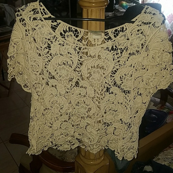 Knitted laced top - Picture 1 of 1