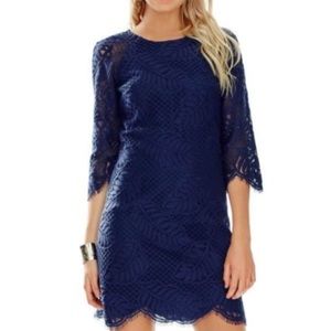 Lilly Pulitzer Rylee Shift True Navy sz 4 small