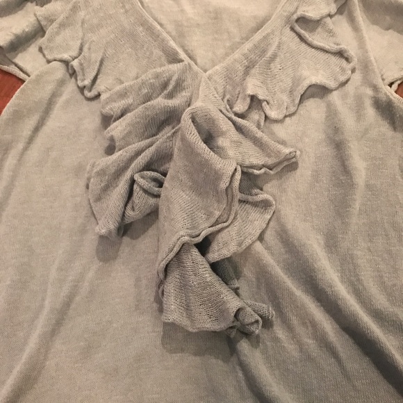 Blue Ruffled Ralph Lauren Blouse - Picture 4 of 4