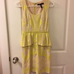 Like new BCBGMAXAZRIA peplum dress!
