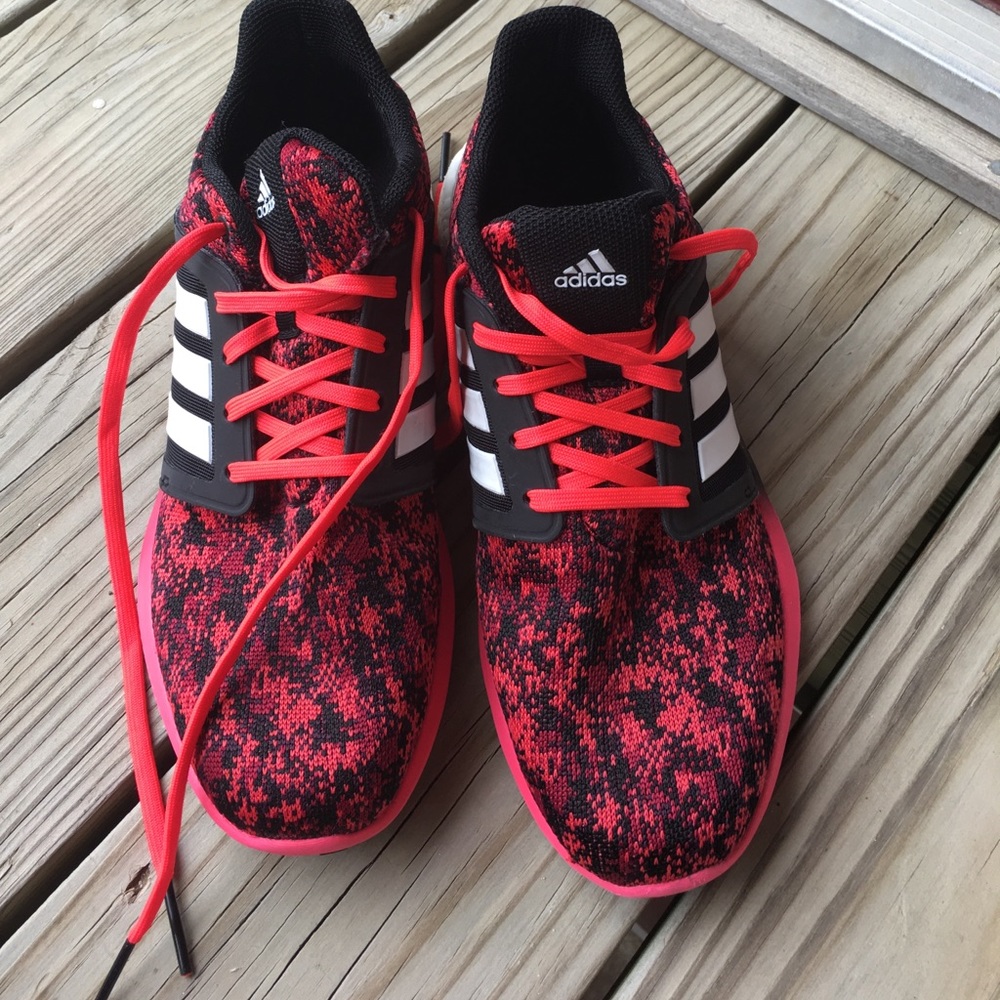 Final price! Red & Black Adidas Solar Boost Shoes
