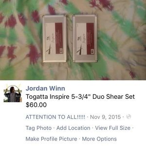 Togatta inspire 5-3/4" duo shear set