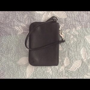 Black coach wristlet