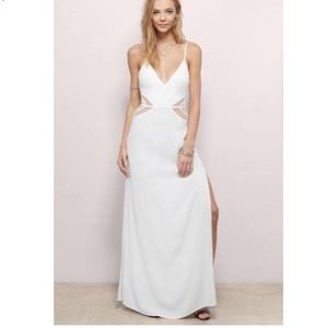 White Tobi evening dress