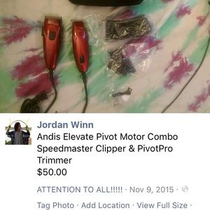 Andis master clipper & Pivotpro trimmer